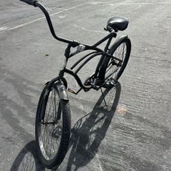 Hyper 26 Men's Black Beach Cruiser Bike single speed Retro
