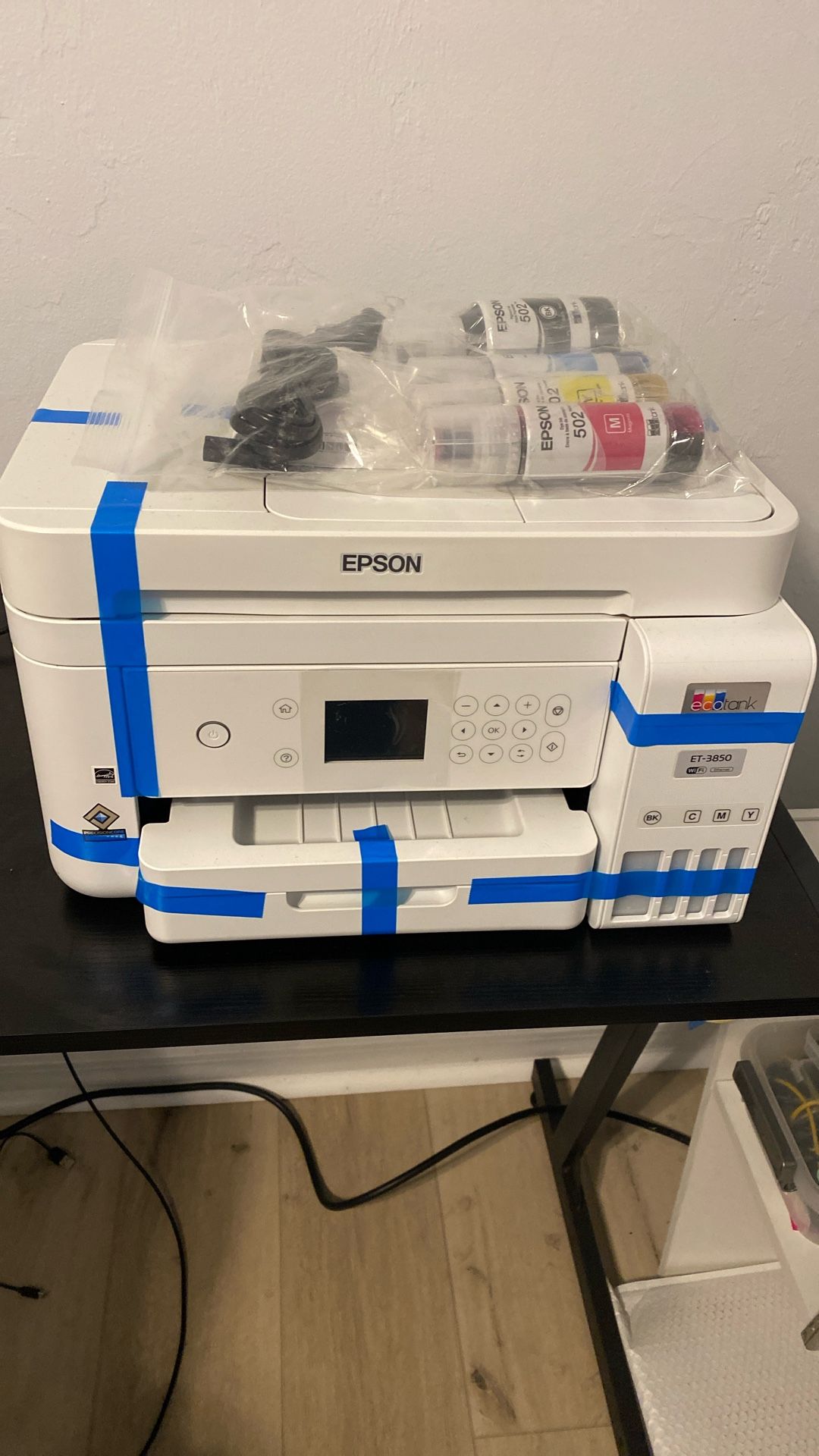 Epson Eco Tank ET-3850 Refillable Ink Tank (includes Ink)