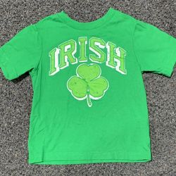 Boy Size 2T Irish Shamrock St Patrick’s Day shirt 