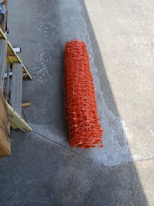 Orange 110 Foot Construction Fence