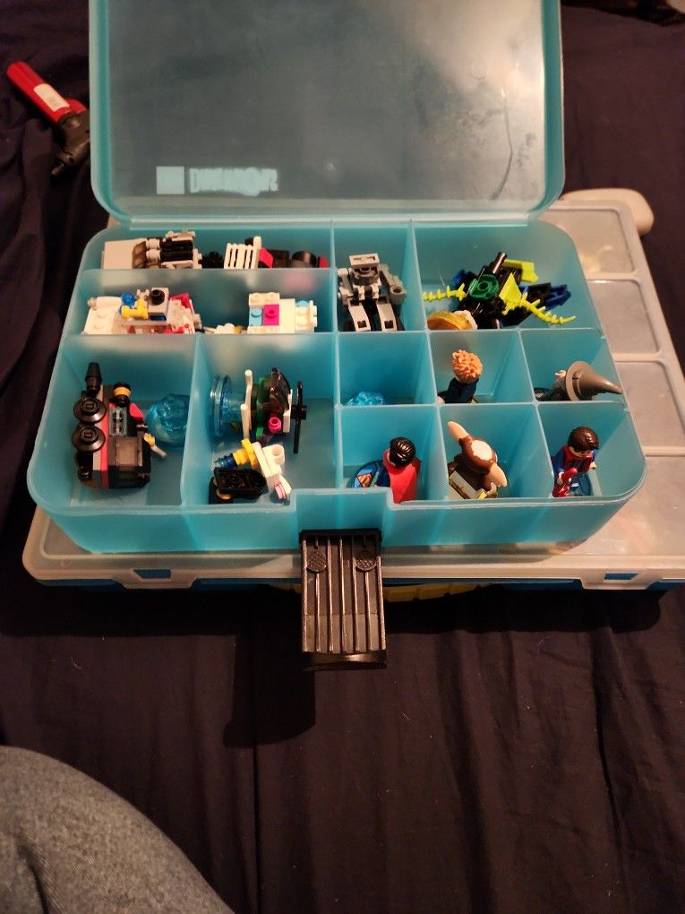 Huge Lego Dimensions Lot Characters And Vehicles Plus Cases
