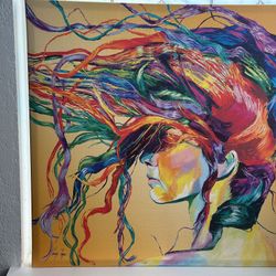 Large CanvAs Painting $35 (24x24) New