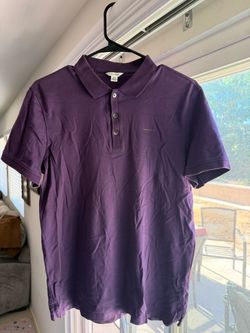 Calvin Klein Purple Polo Shirt