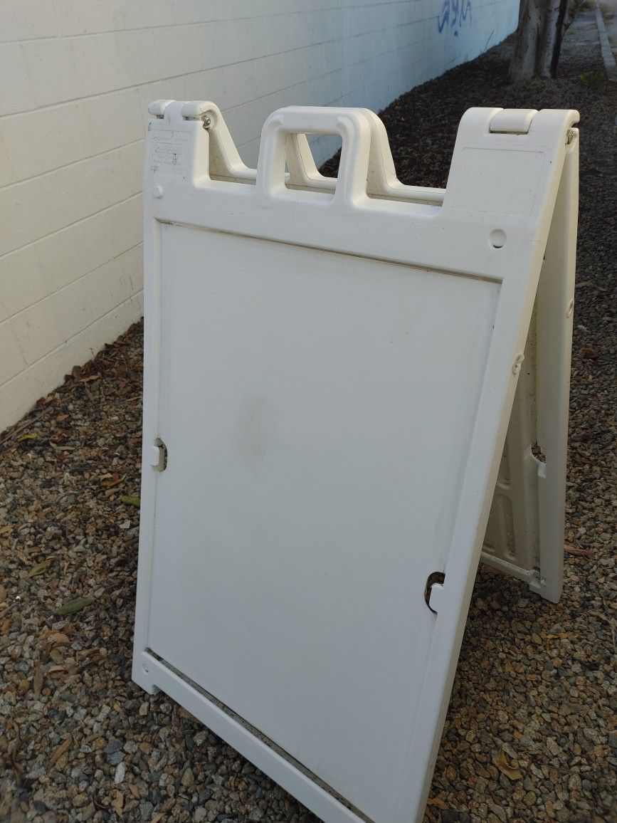Jumbo Sidewalk Sign Holder 