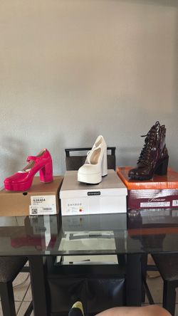 Platform heels (EACH SOLD SEPARATE)