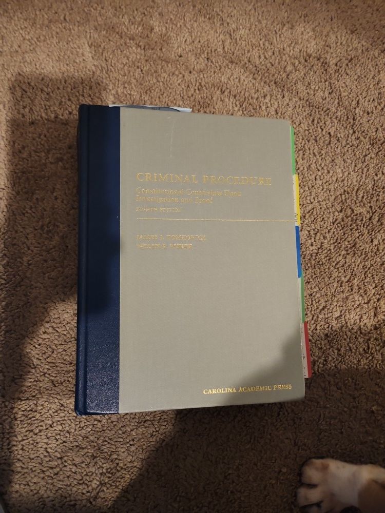 Criminal Procedure: Constitutional Constraints Upon Investigation And Proof 8th Edition 