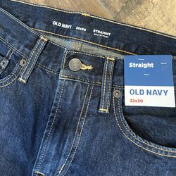 Brand New Old Navy Men’s Straight Jeans 32X30