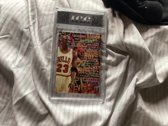 Hot Numbers Michael Jordan card