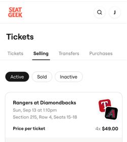 Dbacks tickets / chase field / diamondbacks