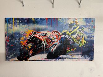 Motorcycle Wall Art Canvas