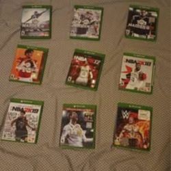 Xbox One Sports Game Disc's 