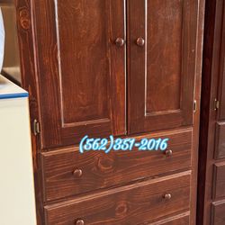 Brown Tall Wardrobe Closet Ropero Nuevo Bonito 