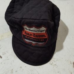 Bike Helmet And Harley Hat 