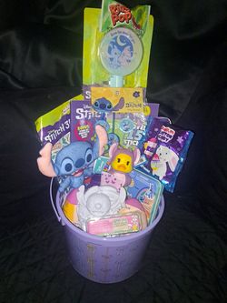Stitch easter basket unisex