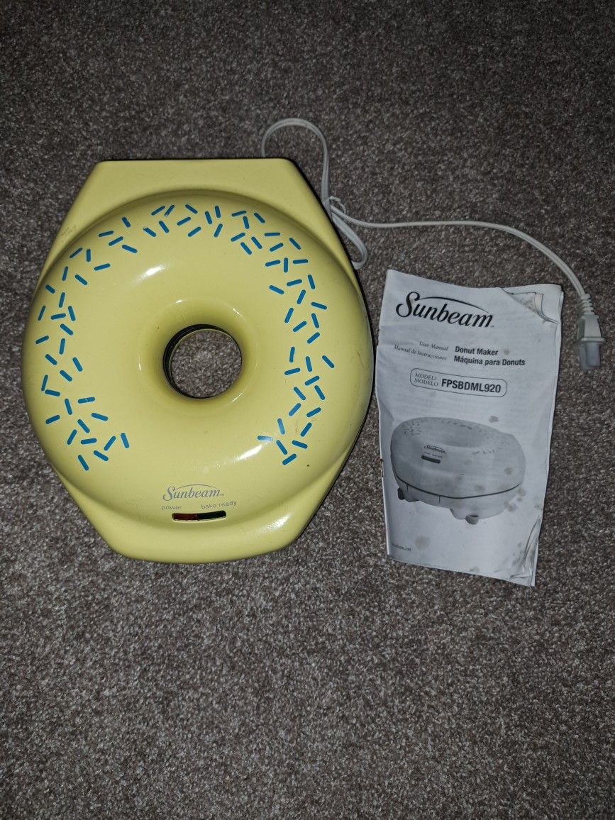 Sunbeam Donut Maker