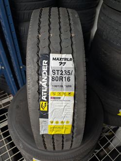 235/80/16ST Atlander brand for trailer.