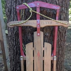 Antique Flexible Flyer 3 Sled