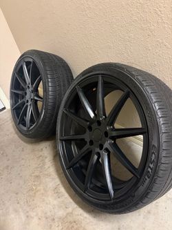 TSW Clypse 20x8.5 Black Wheels 5x114.3 w/ Tires – Excellent Condition, No Curb Rash