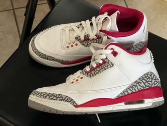Jordan 3 Cardinal Men size 8.5