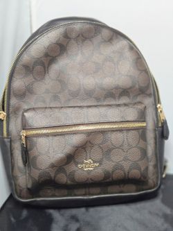Coach Signature Backpack Brown/Black