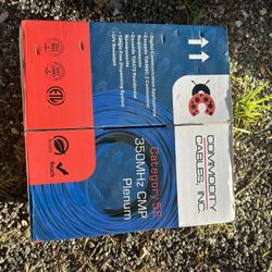 1000-foot roll of Enhanced CAT5E 350MHz solid copper cable