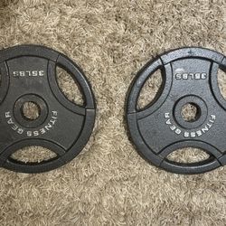 2 - 35 Lbs Weights