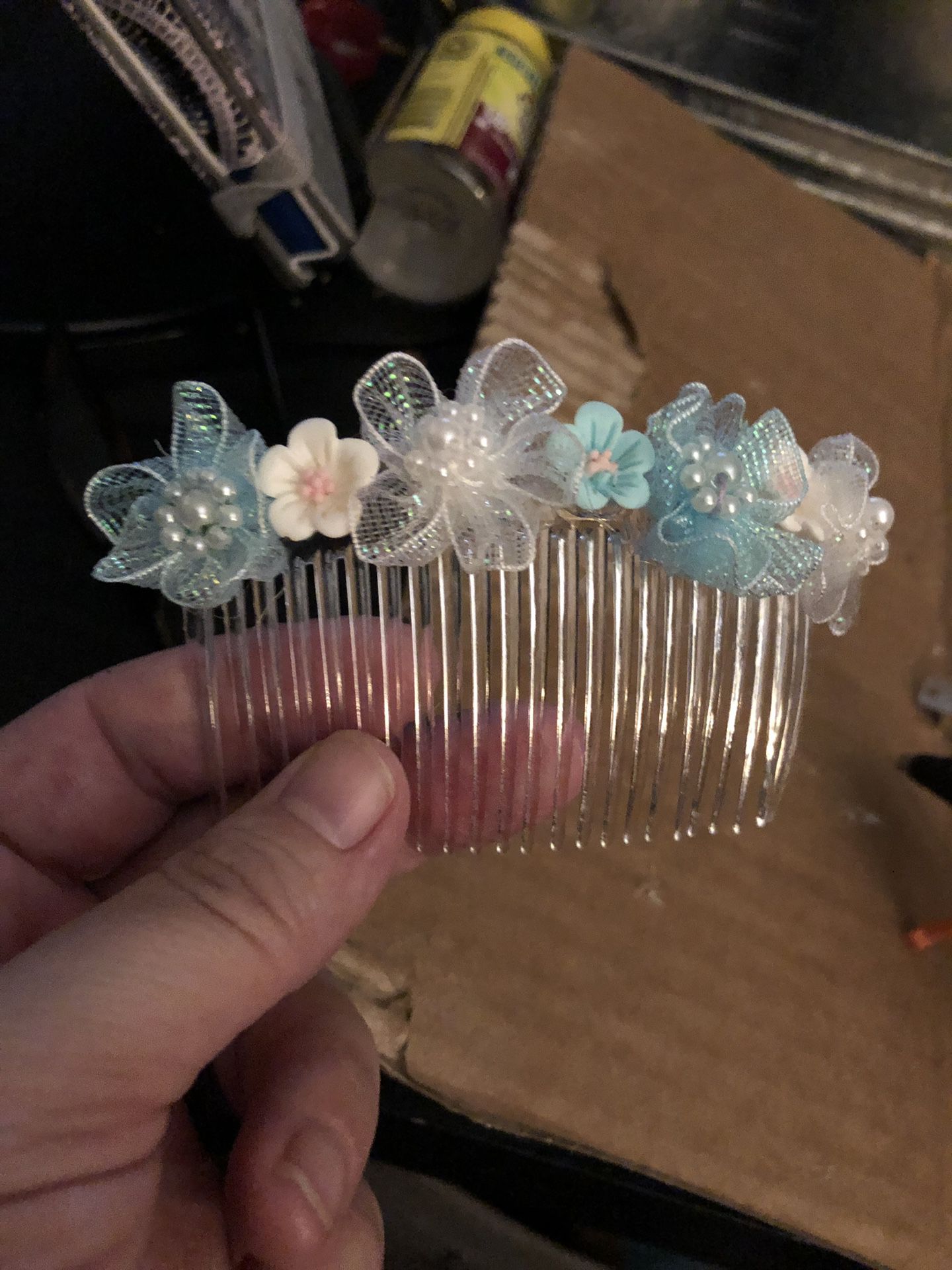Handmade Barrettes,combs,headbands. Wedding pieces available by special order.