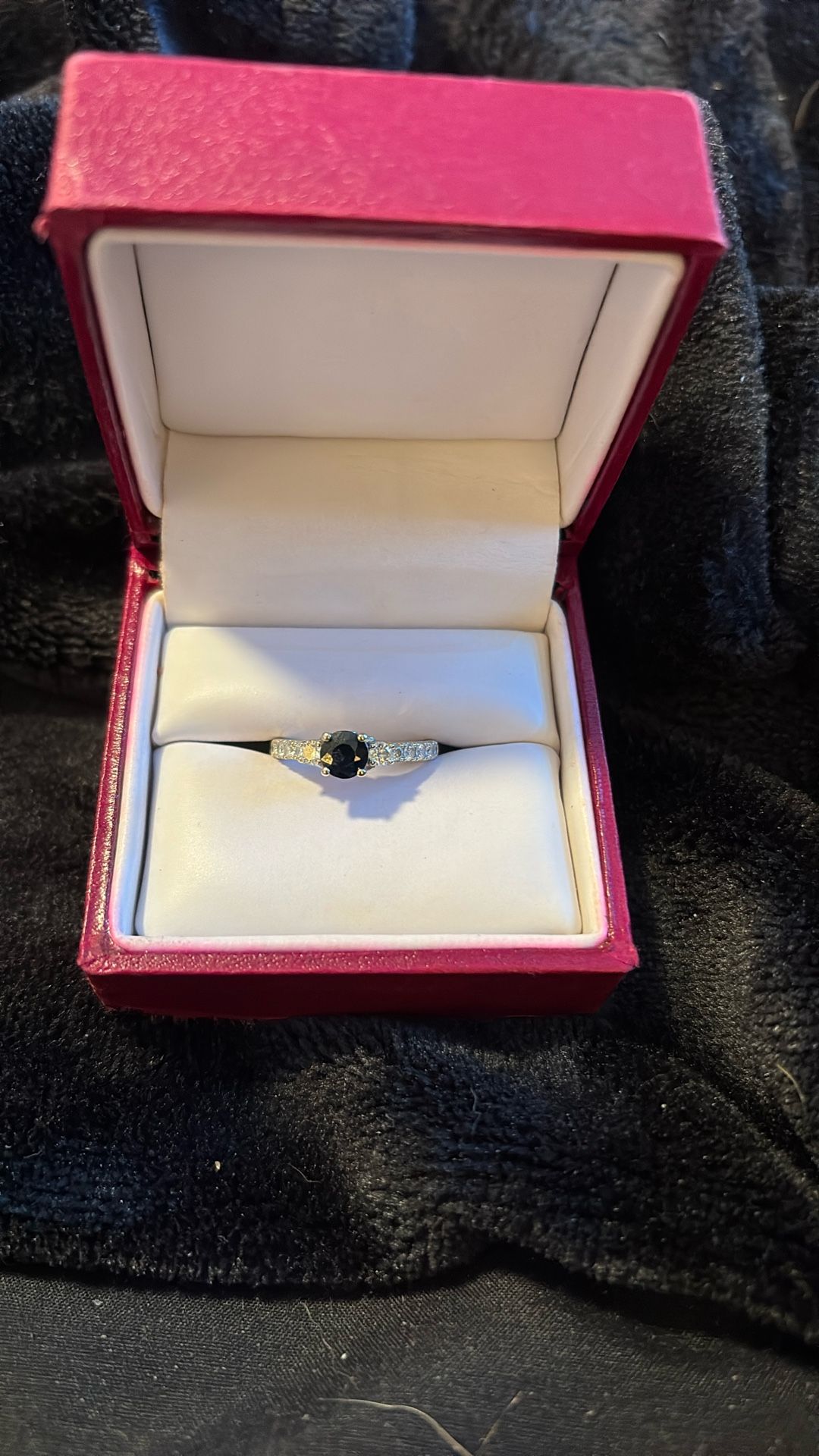 14k Black Diamond Ring