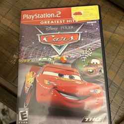 Cars PlayStation 2 Game 