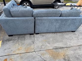 Denim sectional
