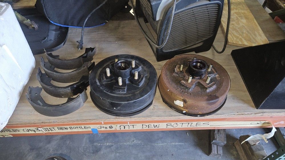 Brake Drums And Shoes For Unknown Vehicle