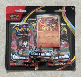 Pokemon Chaos Rising 3 Pack Blister Charmeleon