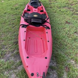 12 Foot Red Malibu Kayak 