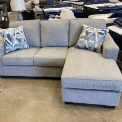 New/ Gray Sofa Chaise Sectional, Seccional, Couch/ Delivery Available 