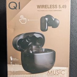 Q1 Bluetooth Earbuds Headphones Brand New