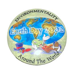 2002 Disney Jiminy Cricket “Environmentality Around the World” Earth Day Pin