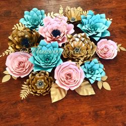 Paper flowers flores de papel