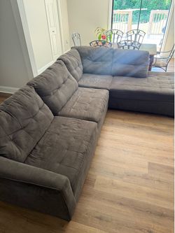 L shaped Gray Couch