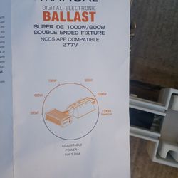 Nanolixtech Super DE 1000w/600w Double Ended Fixture