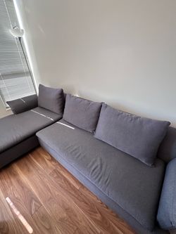 Grey Modern Sofa – two pieces