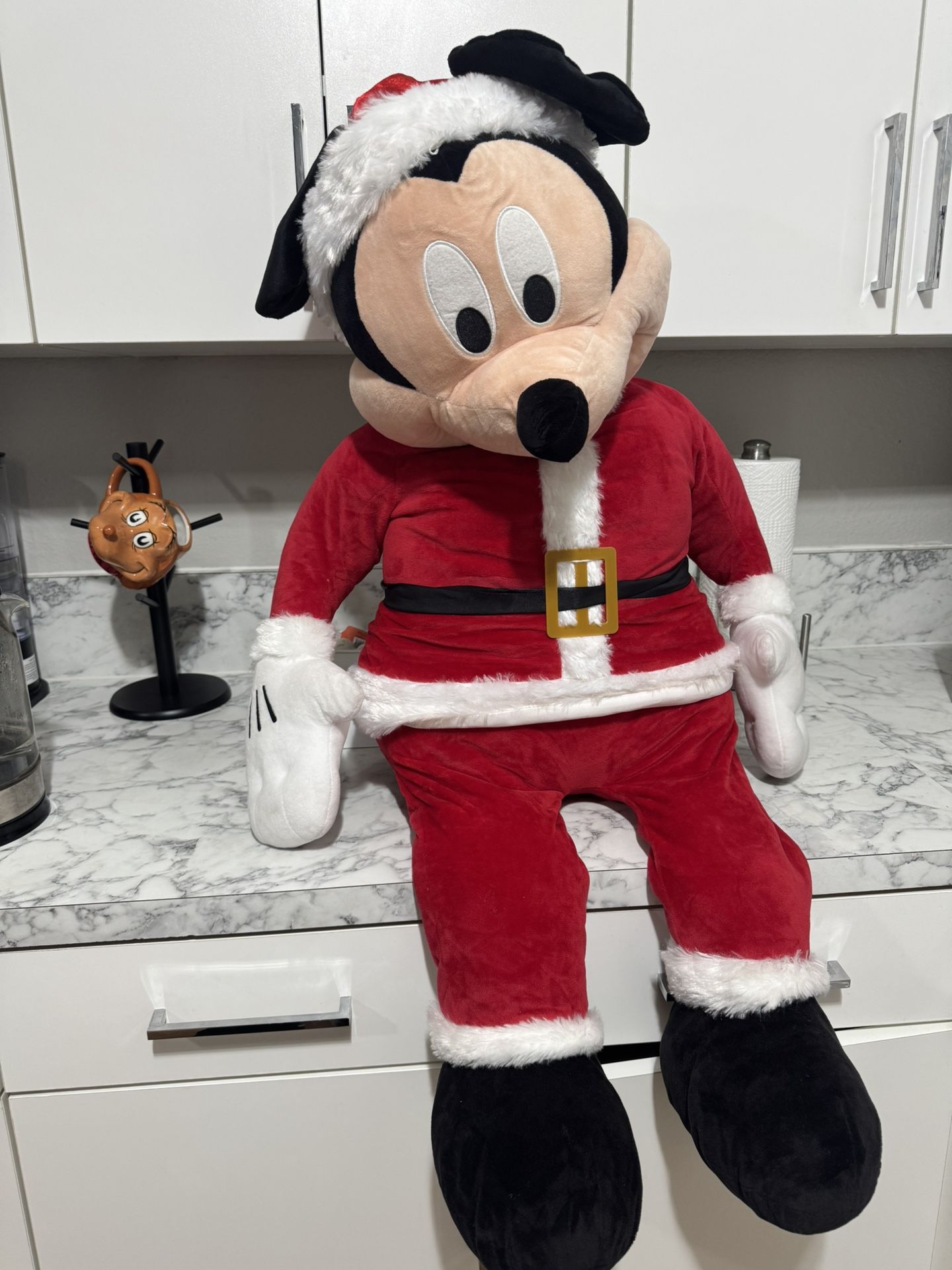 Giant Santa Mickey Mouse