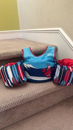 Speedo Kids Swim Vest with Arm Floaties