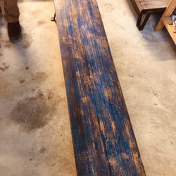 Bench 65 inches long 12 1/2 wide 17 1/4 height Not old new