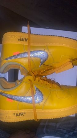 Nike Air Force off white universal gold