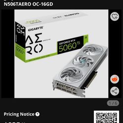 BRAND NEW 5060 TI AERO
