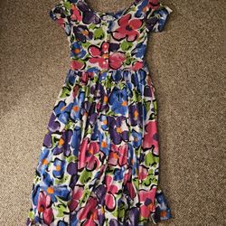 Maggie Lawrence Sport Colorful Flower Dress Size 12W