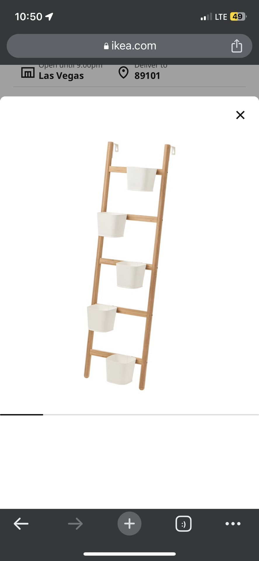 Ikea Satsuma Plant Ladder