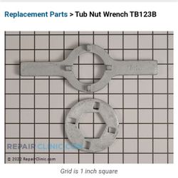 Tub Nut Wrench 