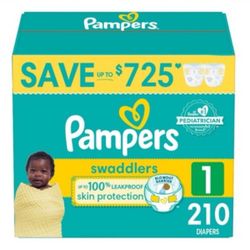 210 Count Size 1 Pampers 