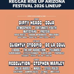 Reggae Rise Up AZ 3-Day Wristbands